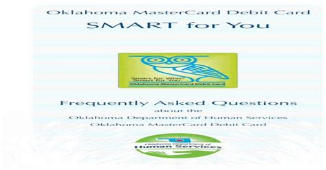 smart card ok|Oklahoma MasterCard Debit Card SMART for You.